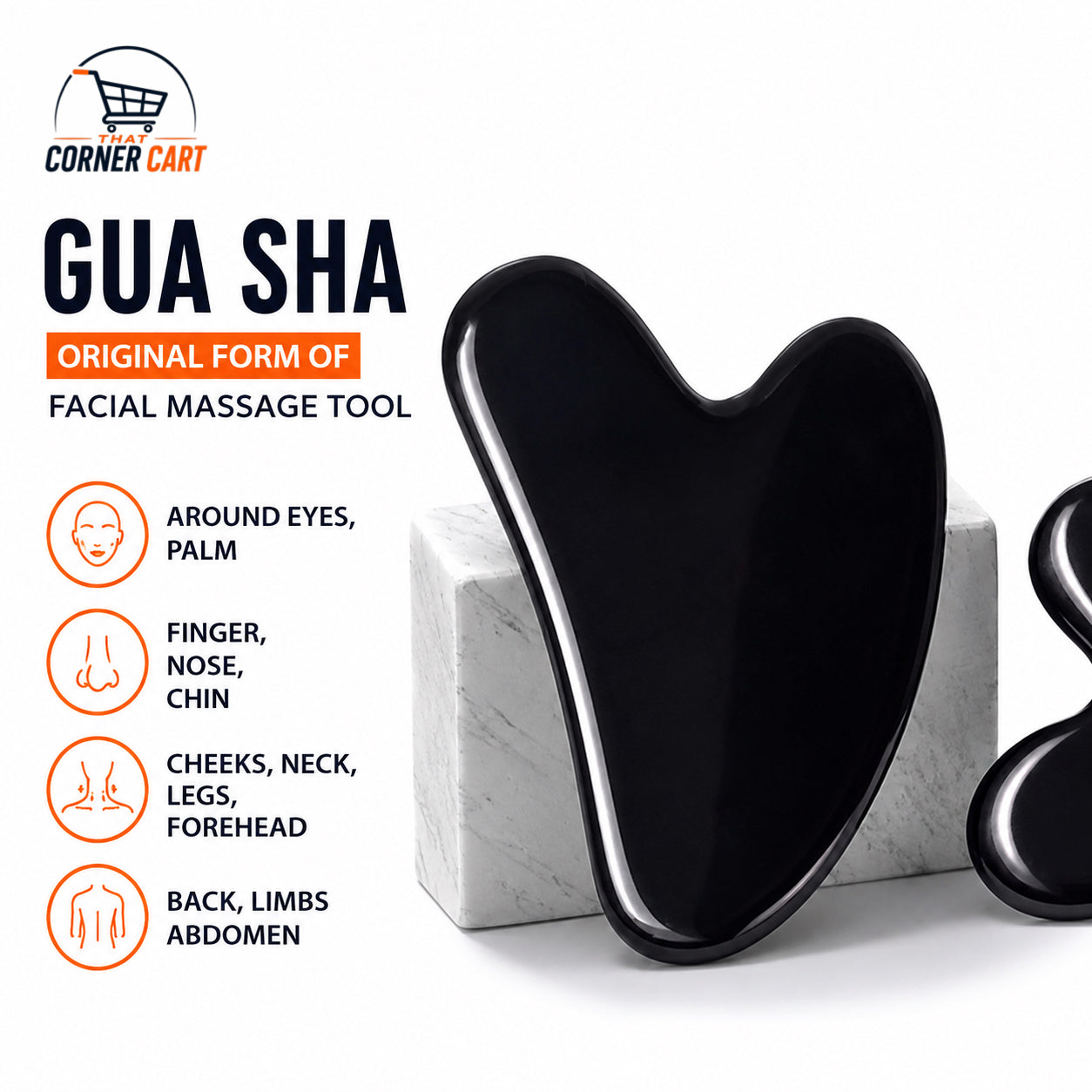 3-Piece Facial Ice Roller & Gua Sha Skincare Set