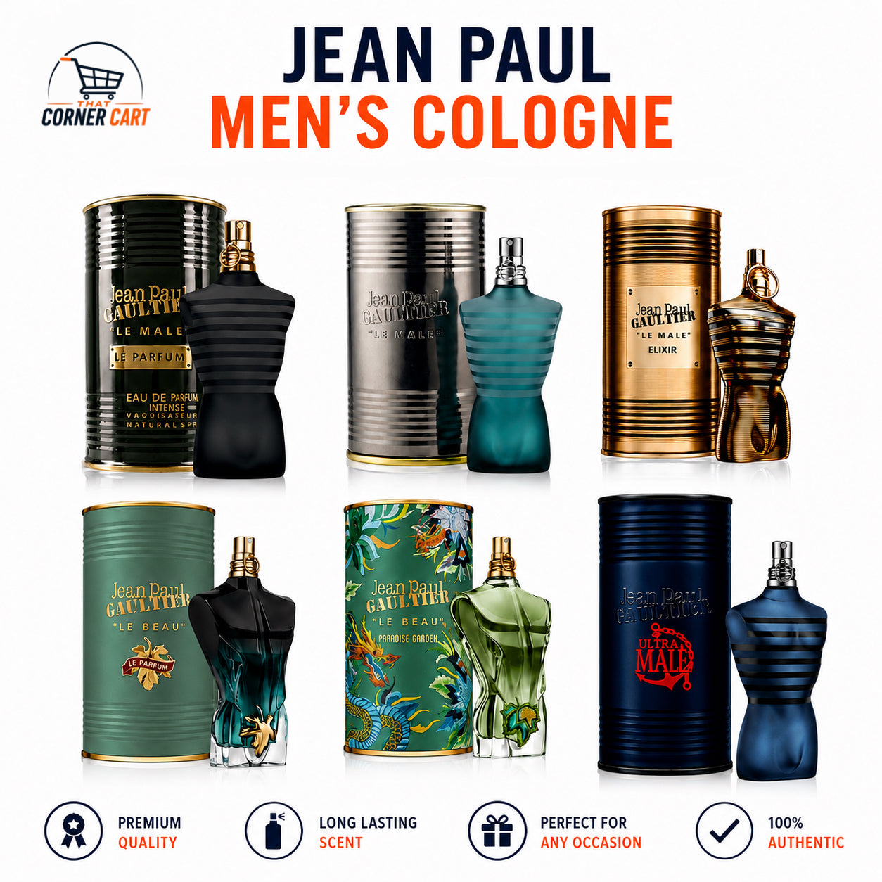 Jean Paul Gaultier Le Beau Le Parfum Intense for Men