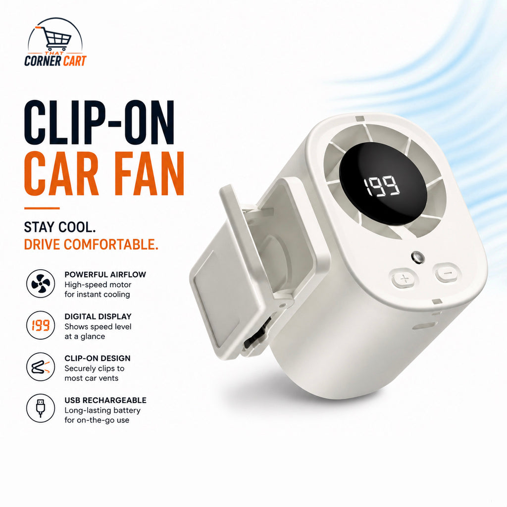 Clip-On Car Cooling Fan