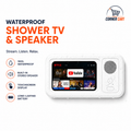 Waterproof Shower TV & Bluetooth Speaker