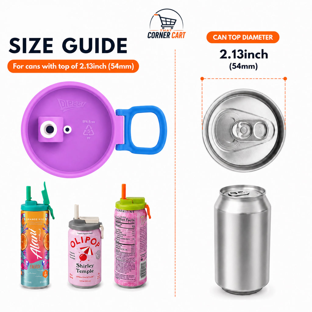 Leak-Proof Soda Can Lid (Set of 4)