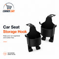 2-in-1 Car Seat Storage Hook & Cup Holder