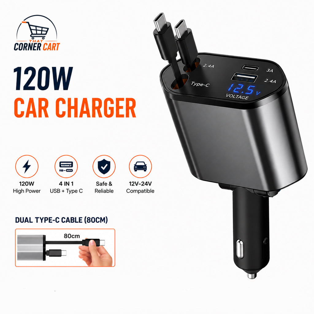 120W Fast Car Charger